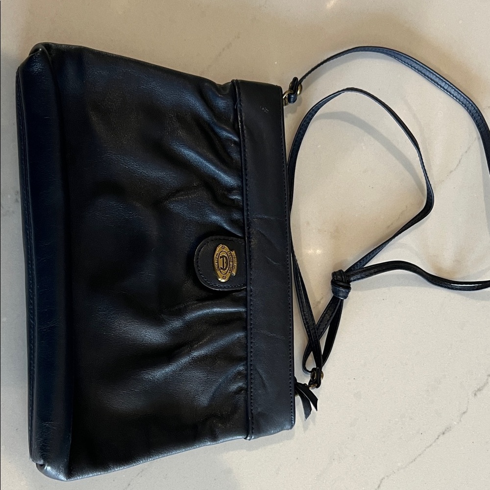 Etienne Aigner Midnight Blue Crossbody Bag